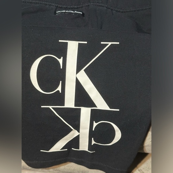 Calvin Klein logo high waist biker short size small - Picture 3 of 3